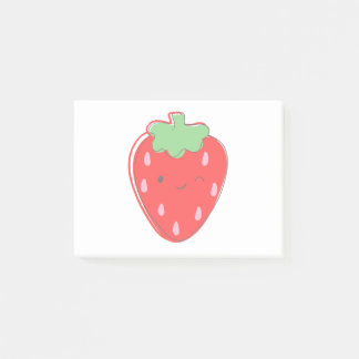 Wink Strawberry Post-it Notes