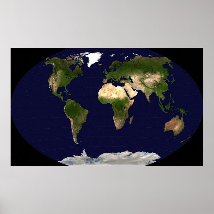 Winkel Tripel Projection Map Of The World Poster Zazzle Com Au   Winkel Tripel Projection Map Of The World Poster Rf636ab53da474580995d6564abf5f01c A68ts 8byvr 704 