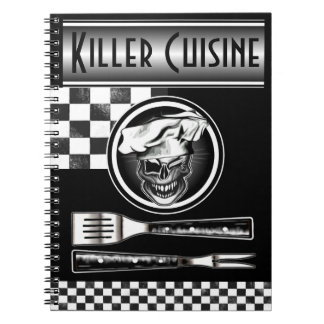 Winking Chef Skull Notebook