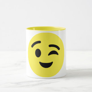 Winking Face Emoji Mug