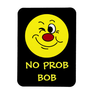 Winking Face Grumpey Magnet