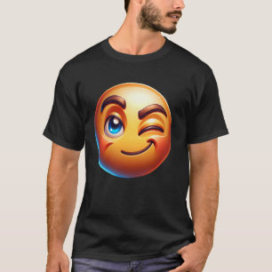 Winking Face Nsfw Expression Graphics T-Shirt