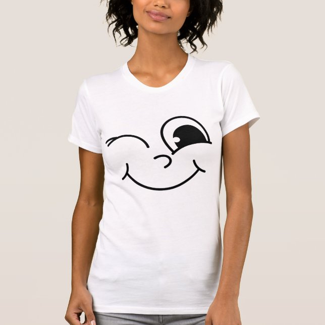 Winking face T-shirt (Front)