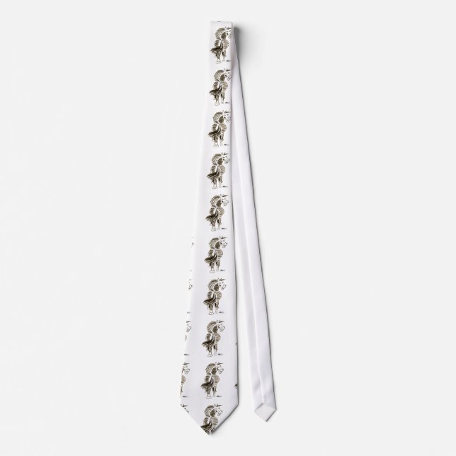 Winking Horse Good Luck! Tie (Front)