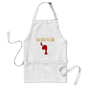 Winking Red Lobster Too Cute To Boil Standard Apron