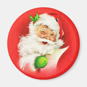 Winking Santa Claus Magnet