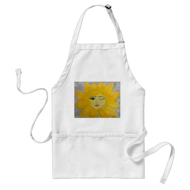 Winking Sun Apron (Front)