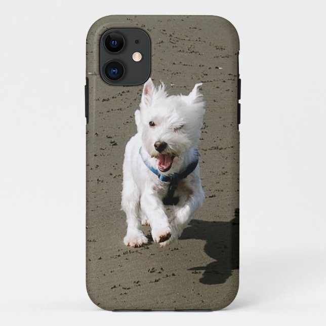 Winking Westie Phone Case (Back)