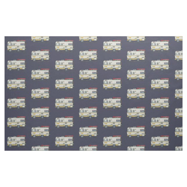 Winnebago Camper RV Apparel Fabric (Fat Quarter)