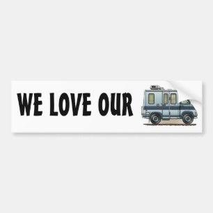 Winnebago Lasharo Camper RV Bumper Sticker