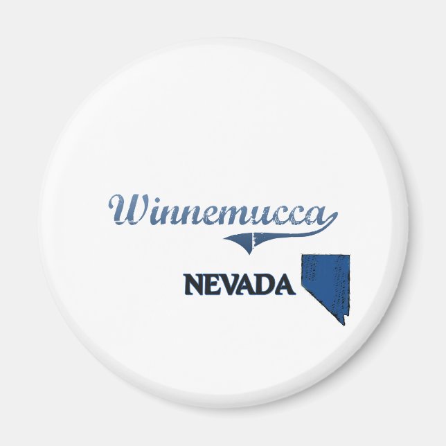 Winnemucca Nevada City Classic Magnet (Front)
