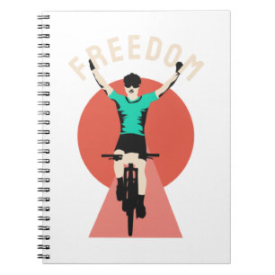 Winner Biker Retro Style Freedom Notebook