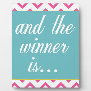 Winner Copy Plaque