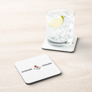 Winner Dinner Grill Plastic Coaster Olympian Effor