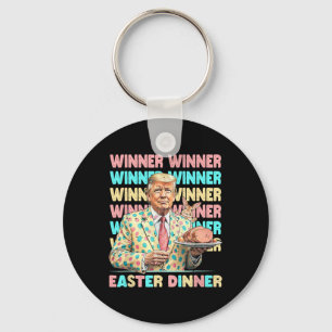 Winner Easter Dinner Days Trumps Bunny Rabbit Resu Key Ring