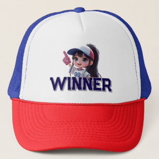 winner fan sports dall trucker hat