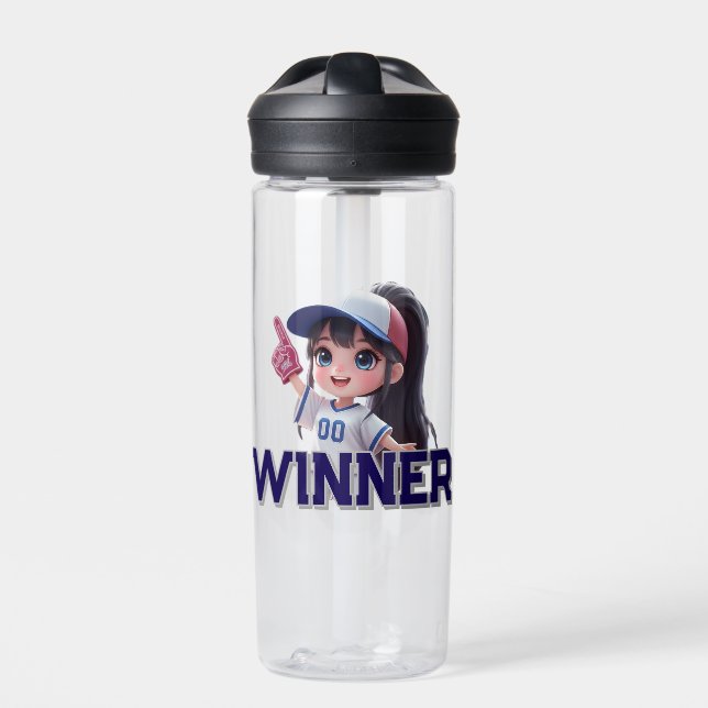 winner fan sports dall water bottle (Front)