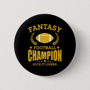 Winner Fantasy Football Champ Champion Draught Foo 6 Cm Round Badge
