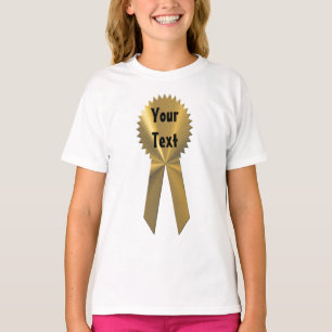 Winner Gold Medal Ribbon T-Shirt