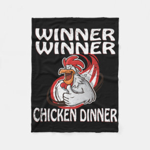 Winner Loser Video Game Chicken Dinner Game Player Fleece Blanket