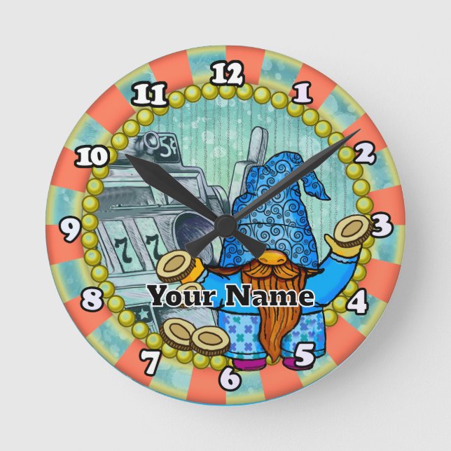 Winner slots gnome round clock (Front)
