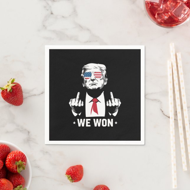 Winner Trump We Won Inauguration Day 47th  Napkin (Insitu)