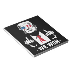 Winner Trump We Won Inauguration Day 47th Notepad