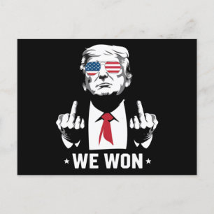 Winner Trump We Won Inauguration Day 47th Postcard
