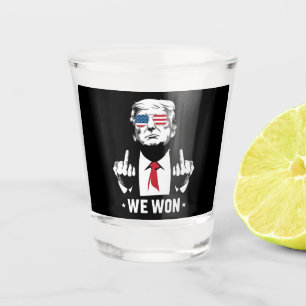 Winner Trump We Won Inauguration Day 47th  Shot Glass