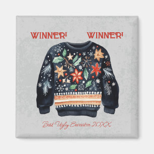 Winner! Winner! Best Ugly Sweater of 20xx Magnet