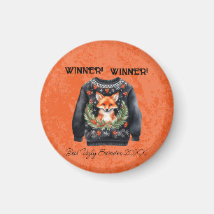 Winner! Winner! Best Ugly Sweater of 20xx Magnet