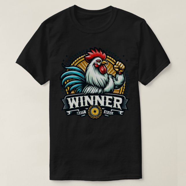 Winner Winner Chicken Dinner 17 T-Shirt (Design Front)