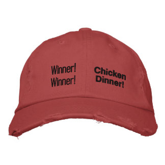 Winner! Winner! Chicken Dinner! Embroidered Hat