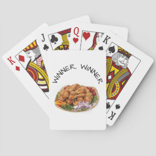 Winner Winner Chicken Dinner Funny Playing Cards