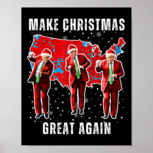 Winner Winner Christmas Dinner Santa Trump Ugly Sw Poster