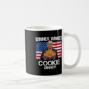 Winner Winner Cookie Dinner Funny Trump 2024 47th Coffee Mug