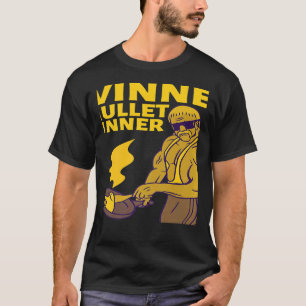 Winner Winner Mullet Dinner Party In The Back T-Shirt
