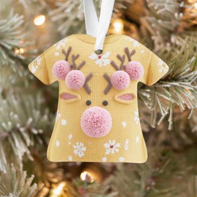 WINNER! WINNER! Tacky Christmas Sweater Contest  Ornament (Tree)