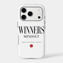 WINNERS MINDSET iPhone 17 Pro Case By JAH TEE Bran