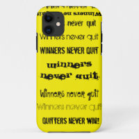 Winners Never Quit iPhone 5 Case