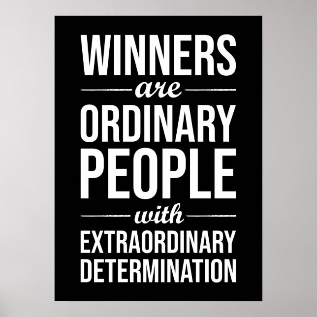 Winners vs Ordinary People Poster (Front)