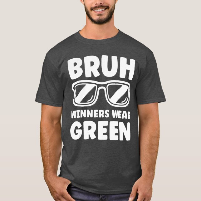 Winners Wear Greeneam Spirit Week Game Colour Spor T-Shirt (Front)