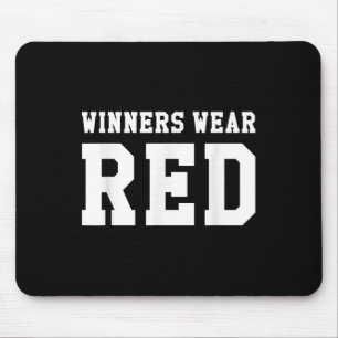 Winners Wear Red Camp Colour War Team Competition Mouse Pad