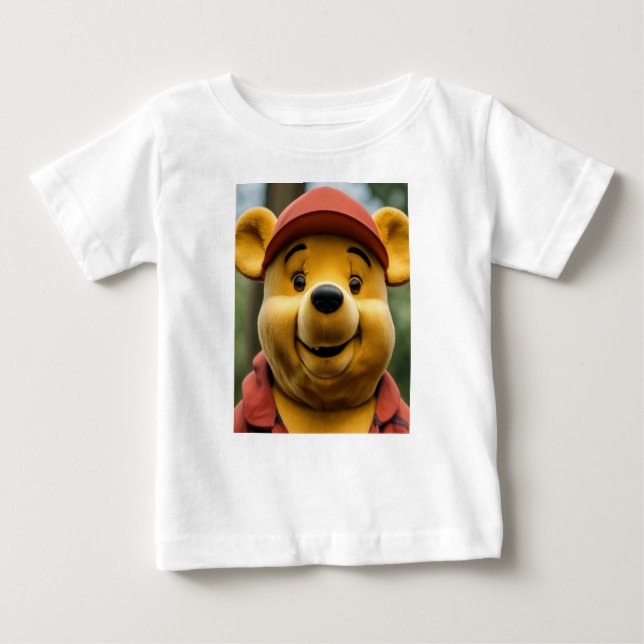 winnie pooh portrait t shirt for baby (Front)