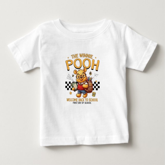 Winnie the Pooh Back to School T-Shirt (Front)