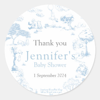 Winnie the Pooh Classic Round Sticker