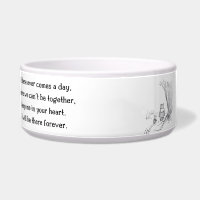 Winnie-the-Pooh "Forever" Ceramic Pet Bowl