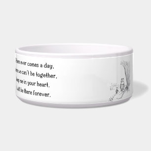 Winnie-the-Pooh "Forever" Ceramic Pet Bowl
