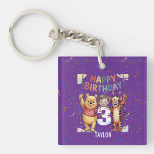 Winnie the Pooh Happy Birthday Key Ring