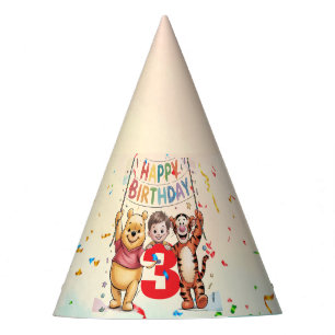 Winnie the Pooh   Happy Birthday Party Hat